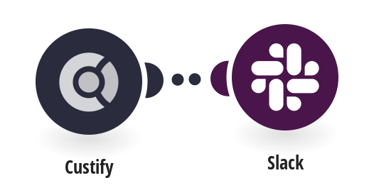 Send a slack message from a new company in Custify